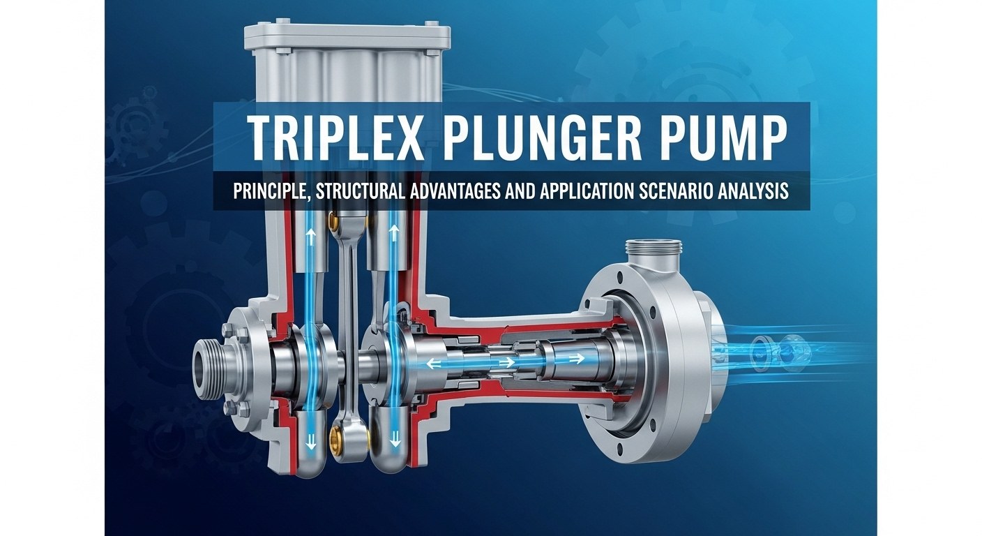 Triplex -Kolbenpumpe: Prinzip, strukturelle Vorteile und Anwendungsszenarioanalyse
