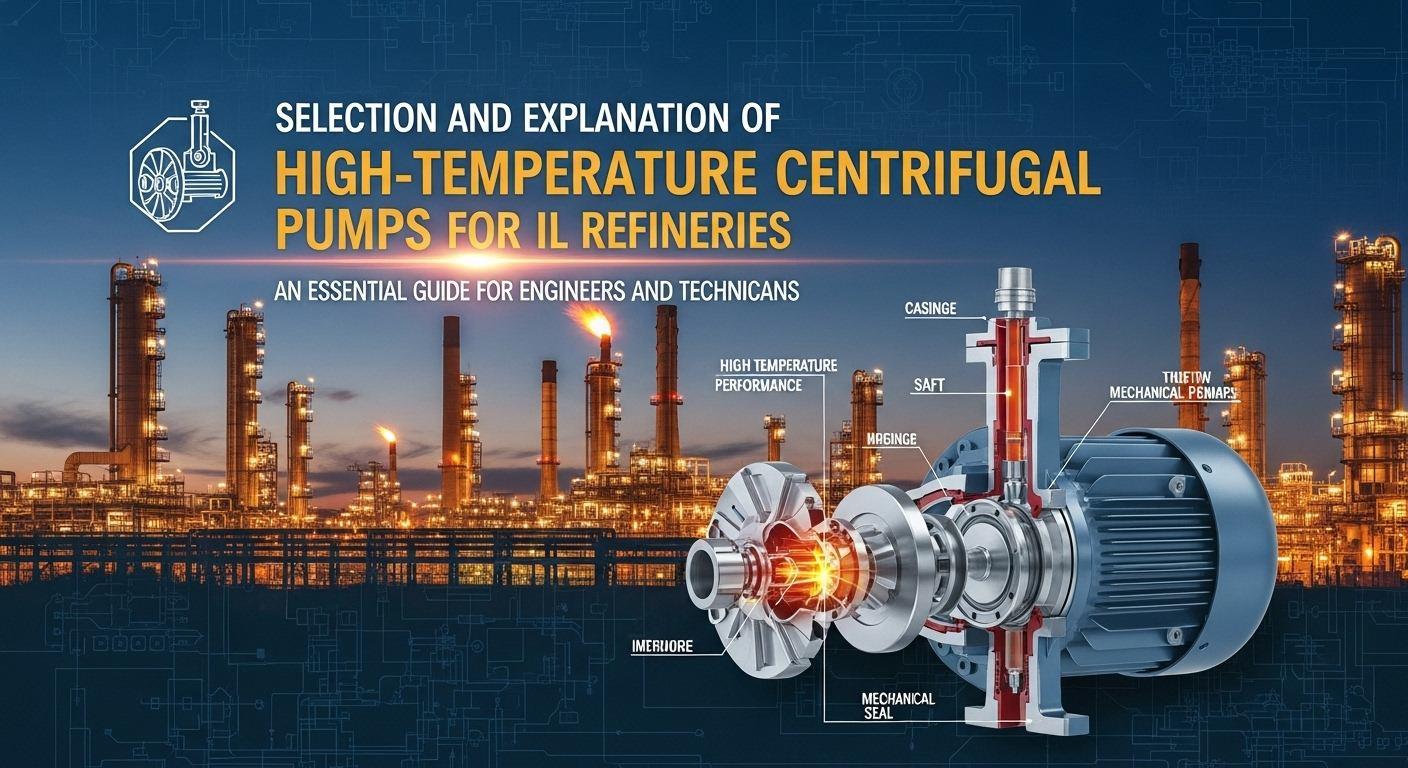 Hochtemperatur-Kreiselpumpe für Raffinerie