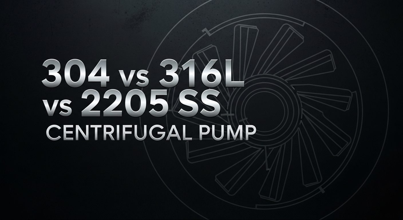 304 vs. 316L vs. 2205 SS Kreiselpumpe