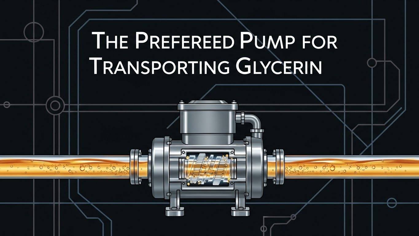 Die bevorzugte Pumpe zum Transport von Glycerin