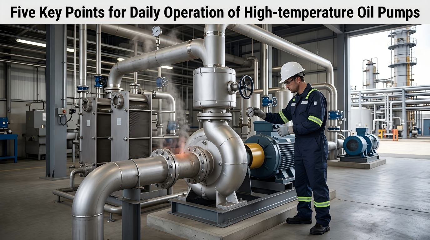 Fünf wichtige Hinweise für den täglichen Betrieb von Hochtemperatur-Ölpumpen