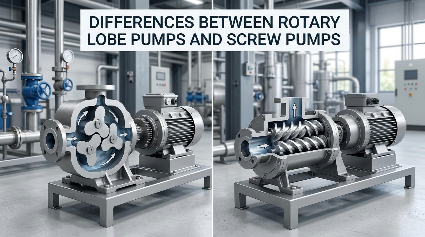 Unterschiede zwischen Drehkolbenpumpen und Schraubenspindelpumpen