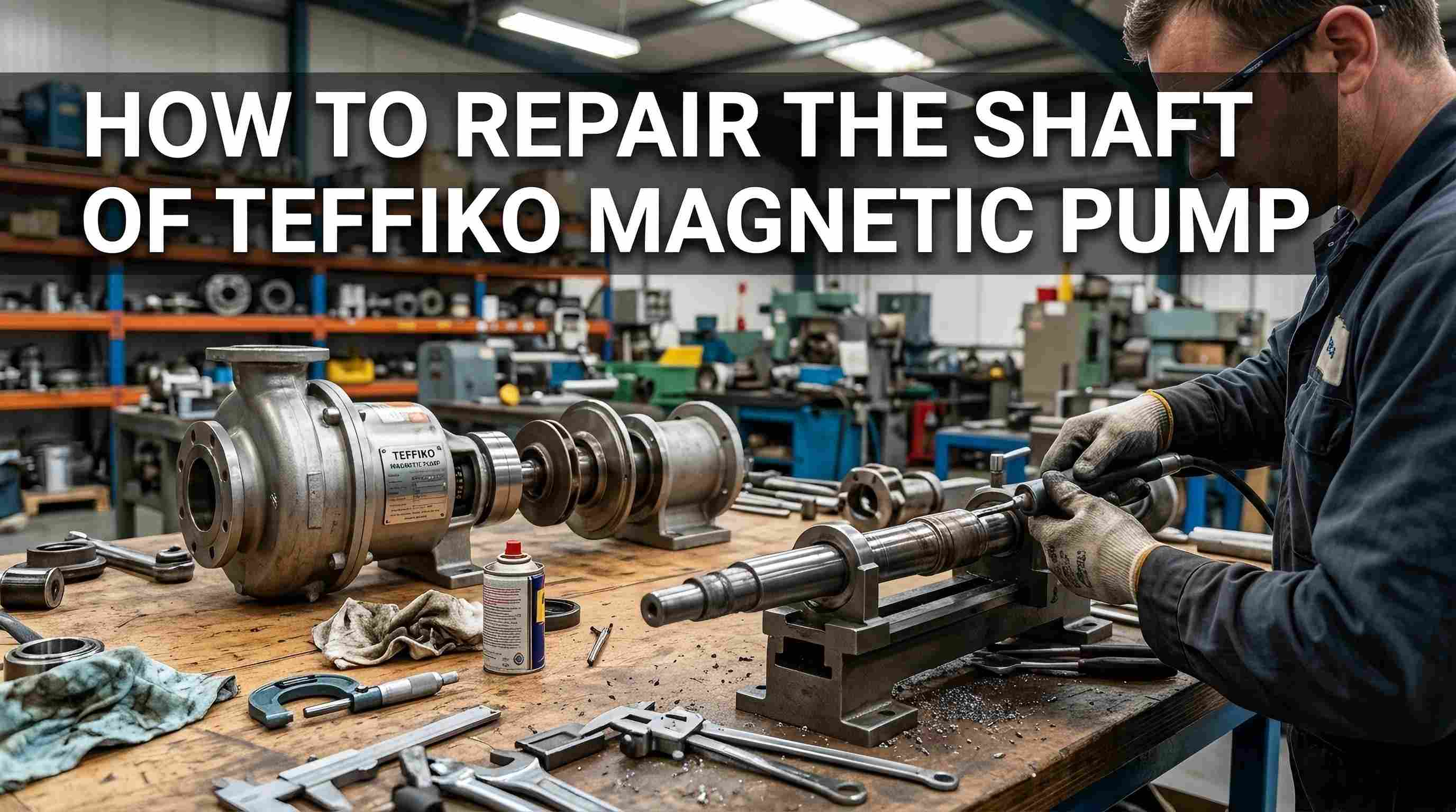 So reparieren Sie die Welle der Teffiko-Magnetpumpe