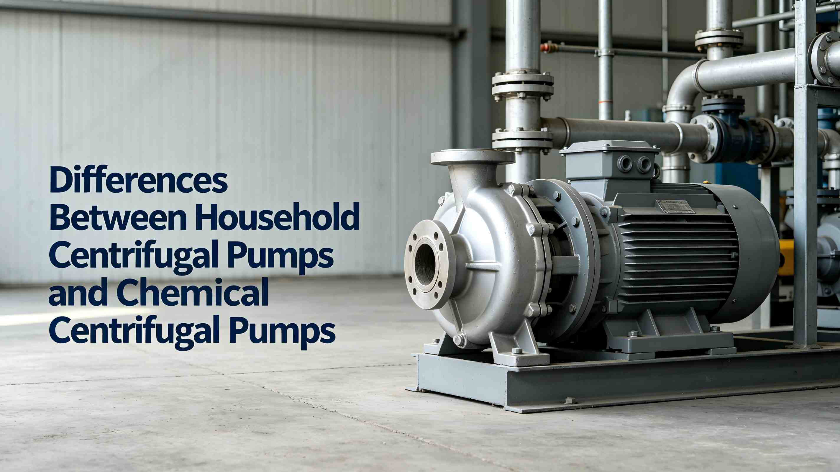 Unterschiede zwischen Haushaltskreiselpumpen und chemischen Kreiselpumpen