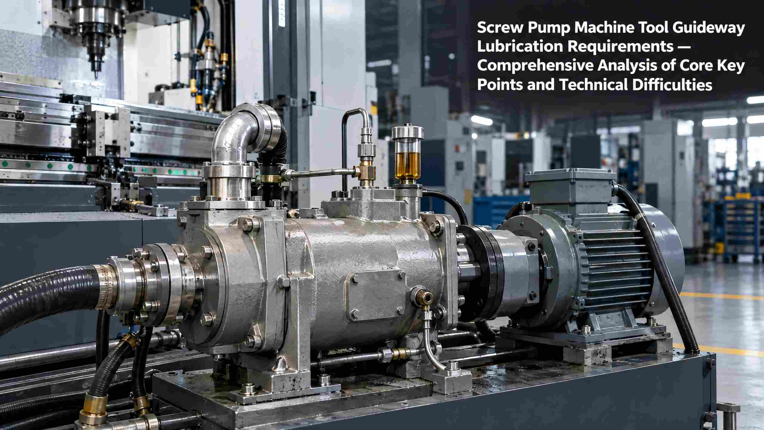 Anforderungen an die Schmierung der Führungen von Schraubenpumpen-Werkzeugmaschinen – Umfassende Analyse der Kernpunkte und technischen Schwierigkeiten